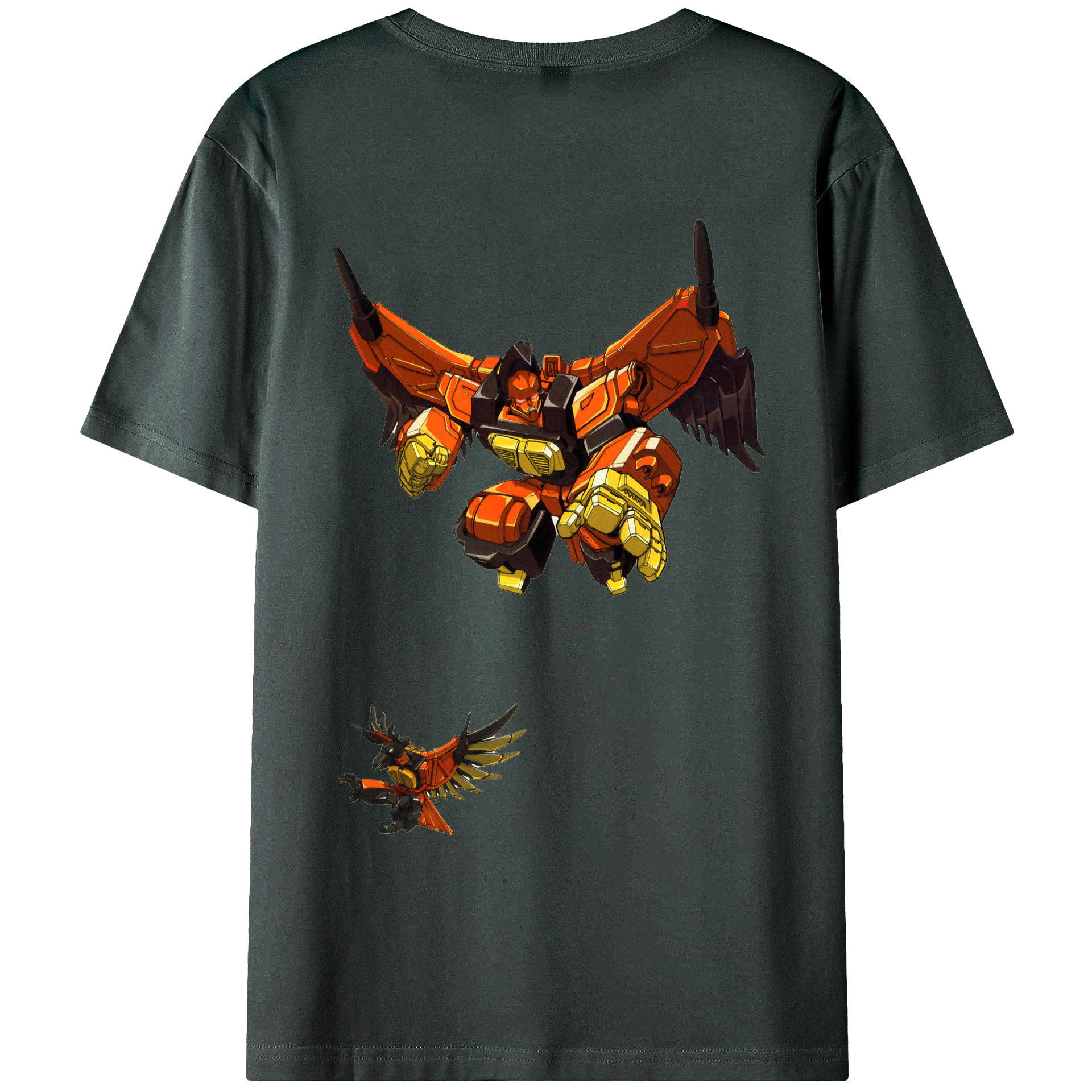 （画像用）  綿100％ メンズ半袖Tシャツ（バックプリント） 通気性